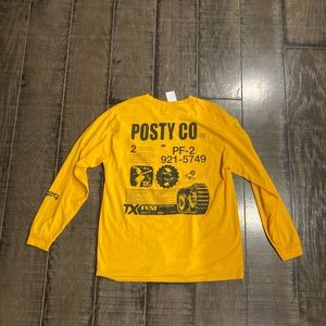 2019 Post Malone Fest | Posty Co. Long Sleeve yellow